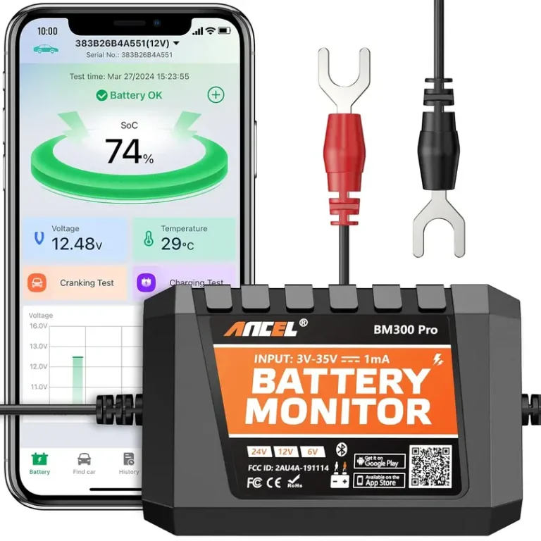 ANCEL BM300 Pro 6V 12V 24V Battery Monitor Photo 1