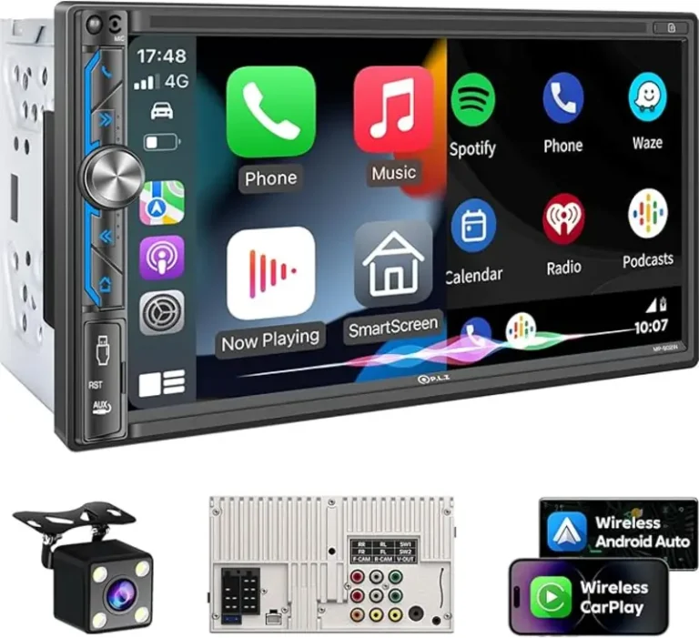 Wireless Double Din Car Stereo Apple Carplay Radio Screen for Car Audio Receivers Photo 1